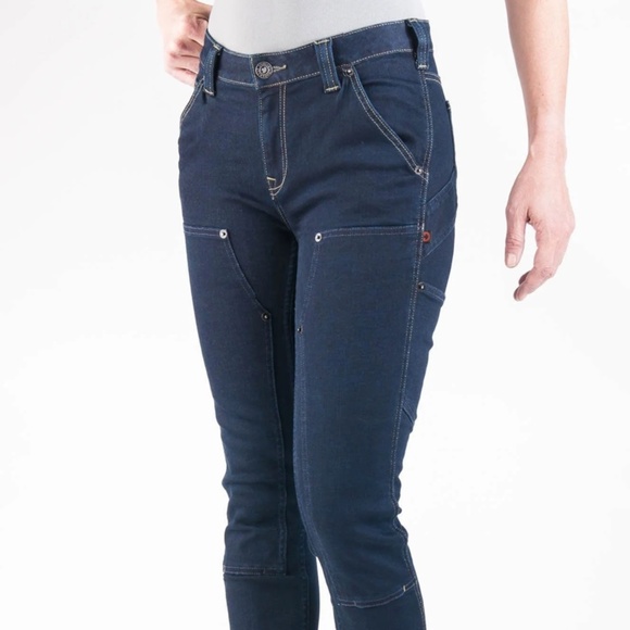 Dovetail Workwear Maven Slim Power Stretch Denim, Size 12/30 - Picture 2 of 10